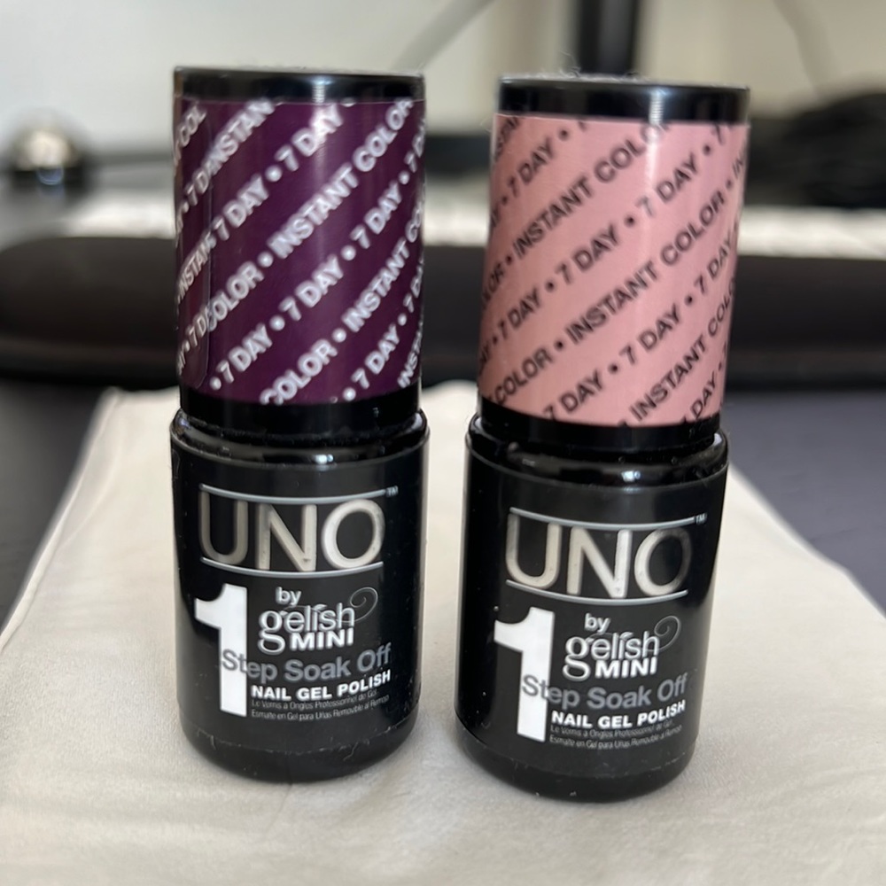 Uno by Gelish - Honey Bare and Spiced Plum